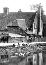 Girls By The River Stour 1906, Chartham