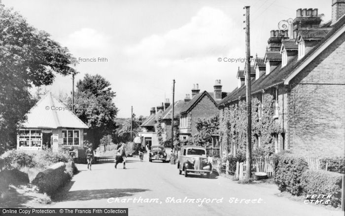 Photo of Chartham, Shalmsford Street c.1955