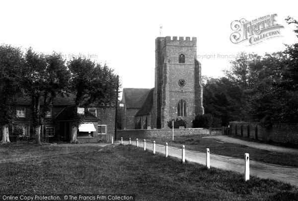Photo of Chartham, The Church And Green 1903