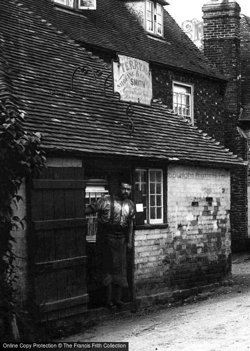 Photo of Chartham, The Village Blacksmith 1908