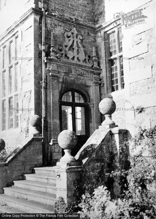 Photo of Chastleton, Chastleton House, Steps And Doorway c.1950