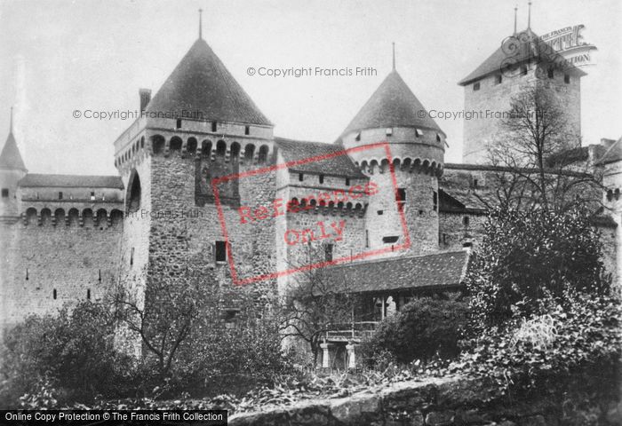 Photo of Chateau De Chillon, From The East c.1930