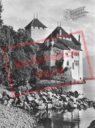 From The North c.1935, Chateau De Chillon