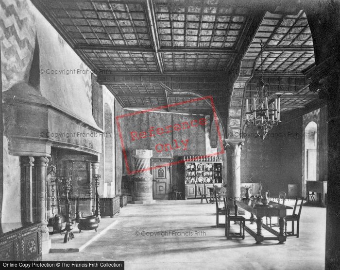 Photo of Chateau De Chillon, The Interior c.1930