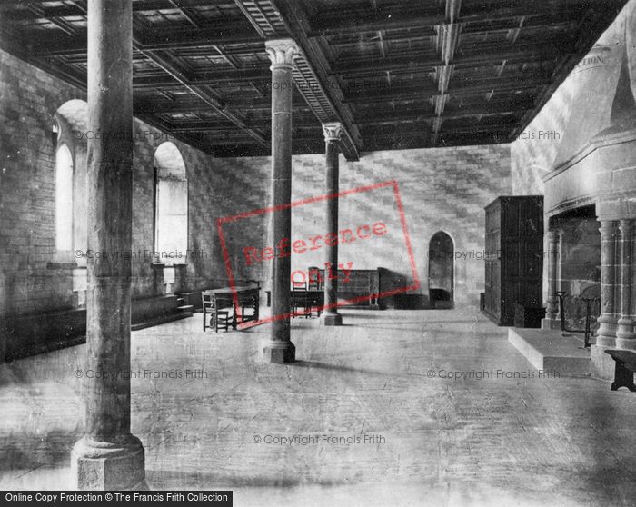 Photo of Chateau De Chillon, The Justice Hall c.1930