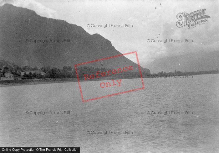 Photo of Chateau De Chillon, The Lake c.1935