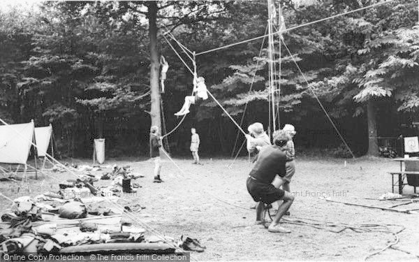 Photo of Chatham, Buckmore Park, An Aerial Rope Way c.1965