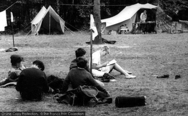 Photo of Chatham, Buckmore Park Camp, Boys Relaxing c.1965