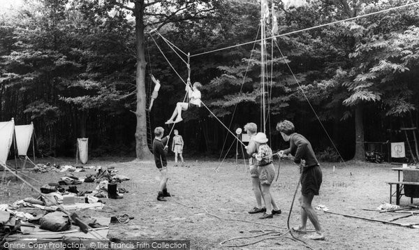 Photo of Chatham, Buckmore Park, Pioneering An Aerial Rope Way c.1965