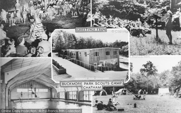 Photo of Chatham, Buckmore Park Scouts Camp Composite c.1965