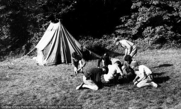 Photo of Chatham, Buckmore Park, Stretcher Making c.1965