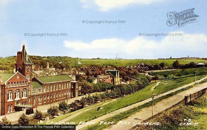 Photo of Chatham, From Fort Pitt Gardens c.1960