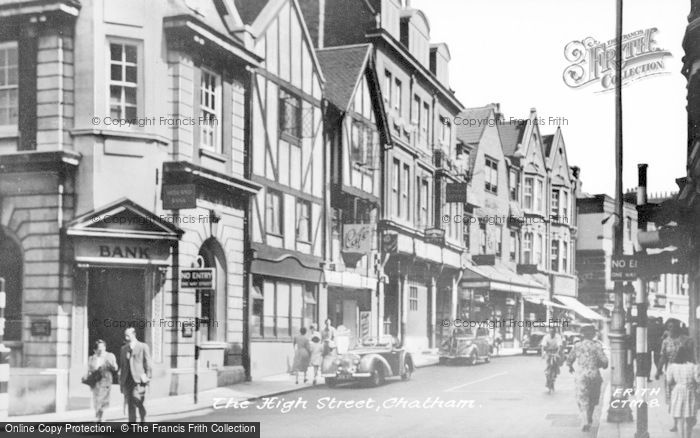 Photo of Chatham, High Street c.1955