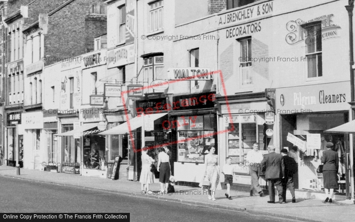 Photo of Chatham, Military Road, Shops c.1960