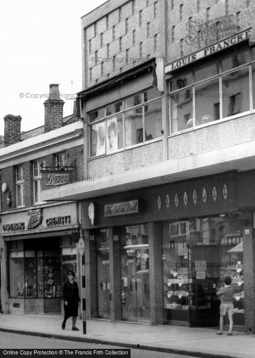 Photo of Chatham, Military Road, Shops c.1965