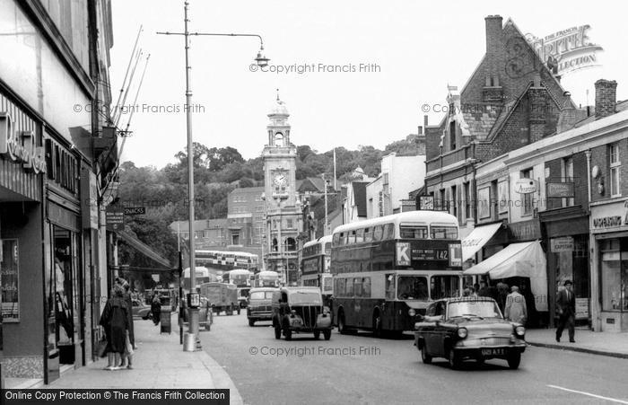 Photo of Chatham, Military Road, Traffic c.1965