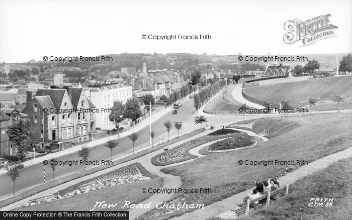 Photo of Chatham, New Road c.1955