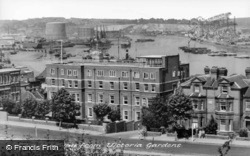 The Medway From Victoria Gardens c.1955, Chatham