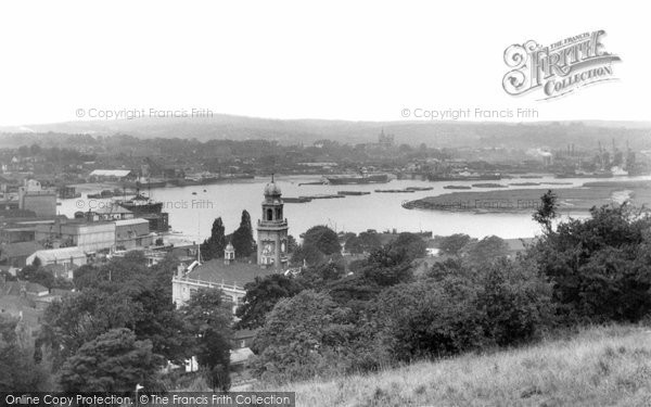 Photo of Chatham, View Of Medway c.1965