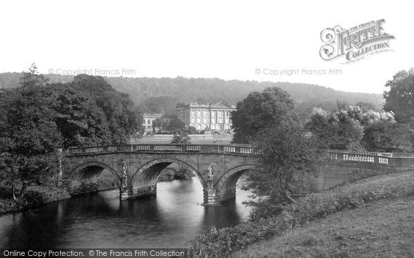 Photo of Chatsworth House, 1886