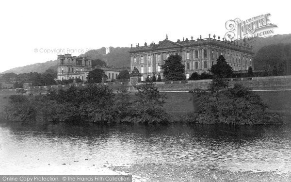 Photo of Chatsworth House, 1886