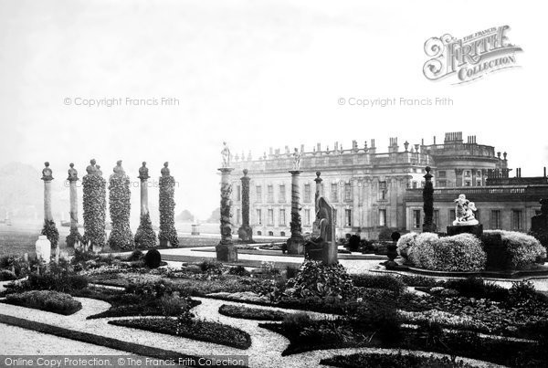 Photo of Chatsworth House, And French Gardens c.1870