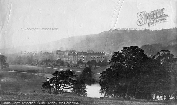Photo of Chatsworth House, c.1867