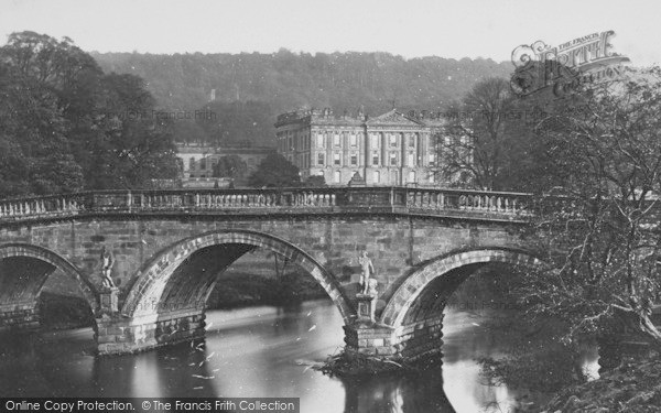 Photo of Chatsworth House,  c.1867