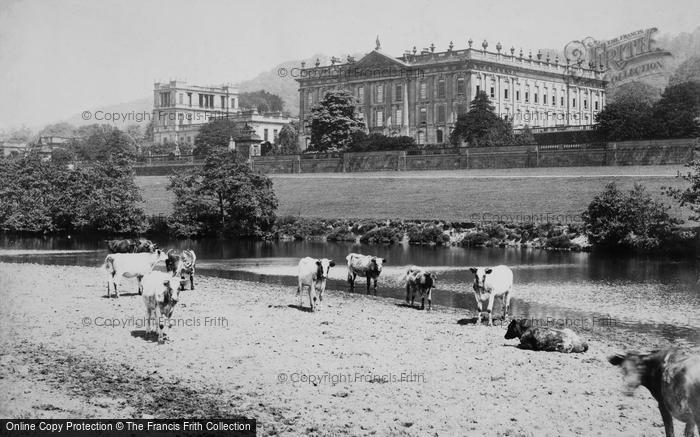 Photo of Chatsworth House, c.1890