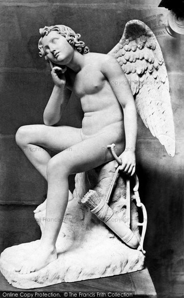 Photo of Chatsworth House, Cupid In Thought c.1876