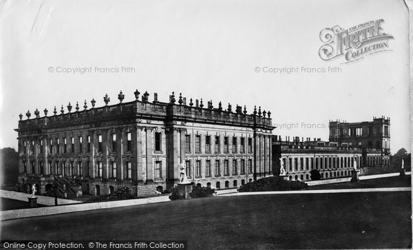Photo of Chatsworth House, Facade c.1870