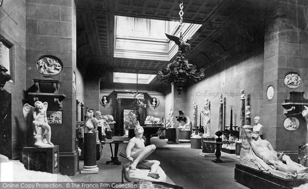 Photo of Chatsworth House, Sculpture Hall c.1876