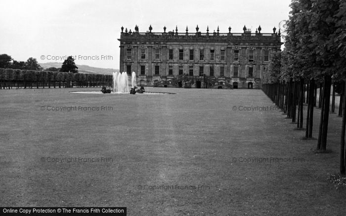 Photo of Chatsworth House, South Front 1961