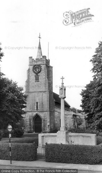 Photo of Chatteris, Church Of St Peter And St Paul And Memorial c.1960