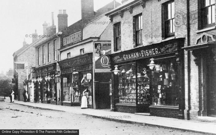 Photo of Chatteris, High Street Shops c.1915