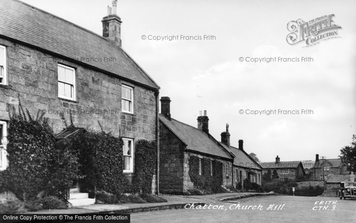Photo of Chatton, Church Hill c.1955
