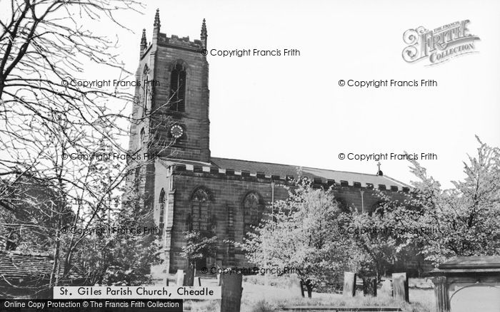 Photo of Cheadle, Church Of St Giles The Abbot c.1950