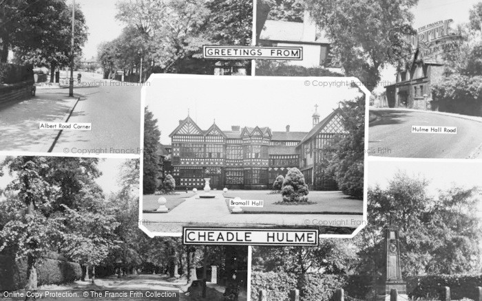 Photo of Cheadle Hulme, Composite c.1955