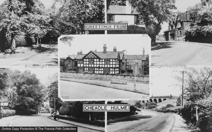 Photo of Cheadle Hulme, Composite c.1960