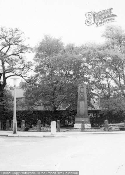 Photo of Cheadle Hulme, Memorial c.1965