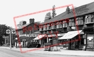 Shop Parade On Cheadle Road c.1955, Cheadle Hulme