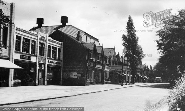 Photo of Cheadle Hulme, Station Road c.1955
