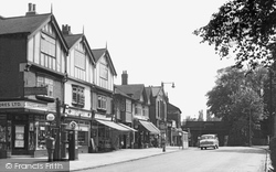 Station Road c.1955, Cheadle Hulme