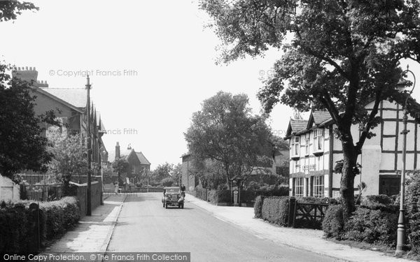 Photo of Cheadle Hulme, Station Road c.1955