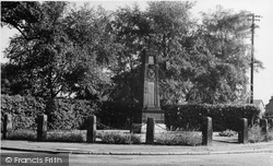The War Memorial c.1955, Cheadle Hulme