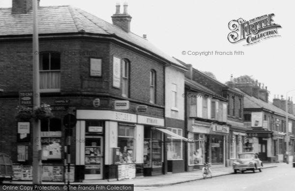 Photo of Cheadle, Shops On Wilmslow Road c.1960