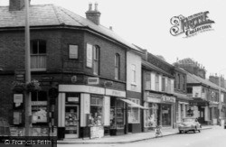 Shops On Wilmslow Road c.1960, Cheadle