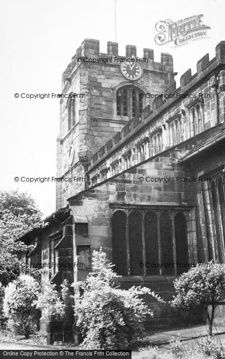 Photo of Cheadle, St Mary's Church c.1955