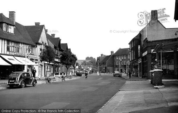 Photo of Cheam, Ewell Road c.1950