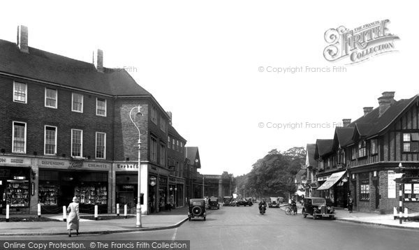Photo of Cheam, High Street 1934